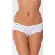 DORKA - csípő fazonú női short-bugyi FEHÉR méret: XL
