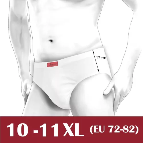 Férfi 10XL elegáns alsónadrág szélesebb oldallal