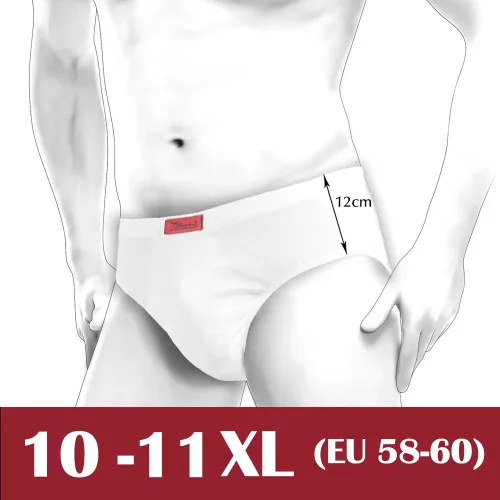 Férfi 10XL elegáns alsónadrág szélesebb oldallal