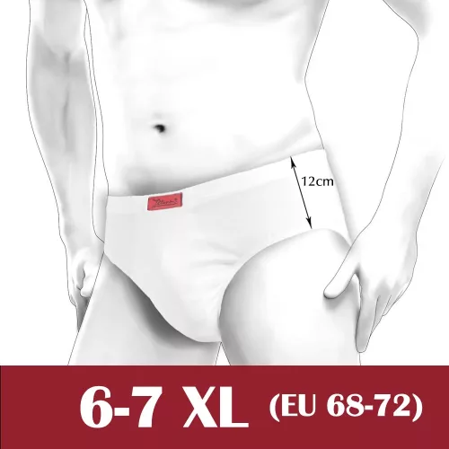 Férfi 6XL elegáns alsónadrág szélesebb oldallal