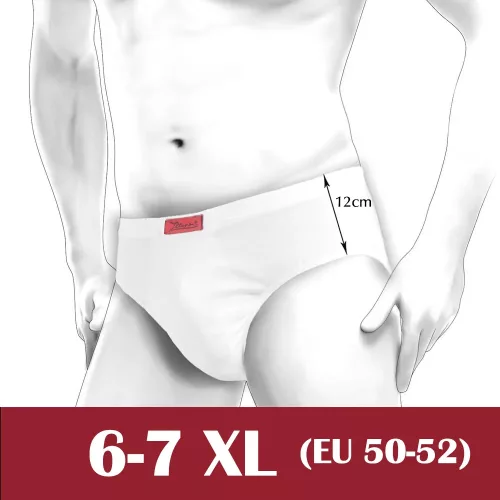 Férfi 6XL elegáns alsónadrág szélesebb oldallal
