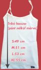 Női vékony pántos trikó - fehér