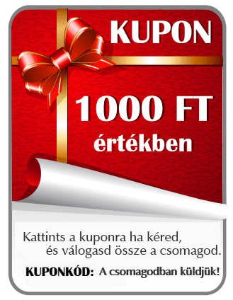 1000 Ft-os kupon a 2. vásárláshoz